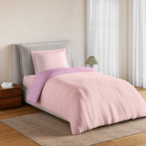 Spaces Essentials 100% Cotton Single Quilt, 170 TC, Solid, Pink Dogwood