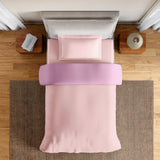 Spaces Essentials 100% Cotton Single Quilt, 170 TC, Solid, Pink Dogwood