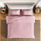 Spaces Essentials 100% Cotton Double Quilt, 170 TC, Solid, Pink Dogwood