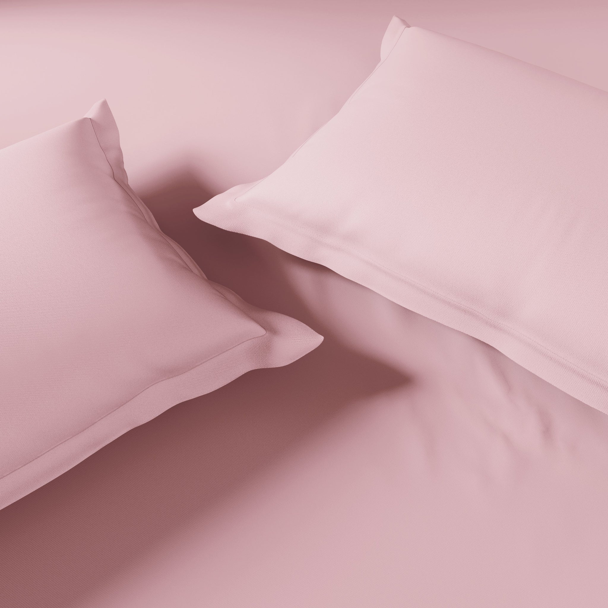 Spaces Essentials 100% Cotton Double Quilt, 170 TC, Solid, Pink Dogwood