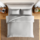 Spaces Essentials 100% Cotton Double Quilt, 170 TC, Solid, Silver Cloud/Tea