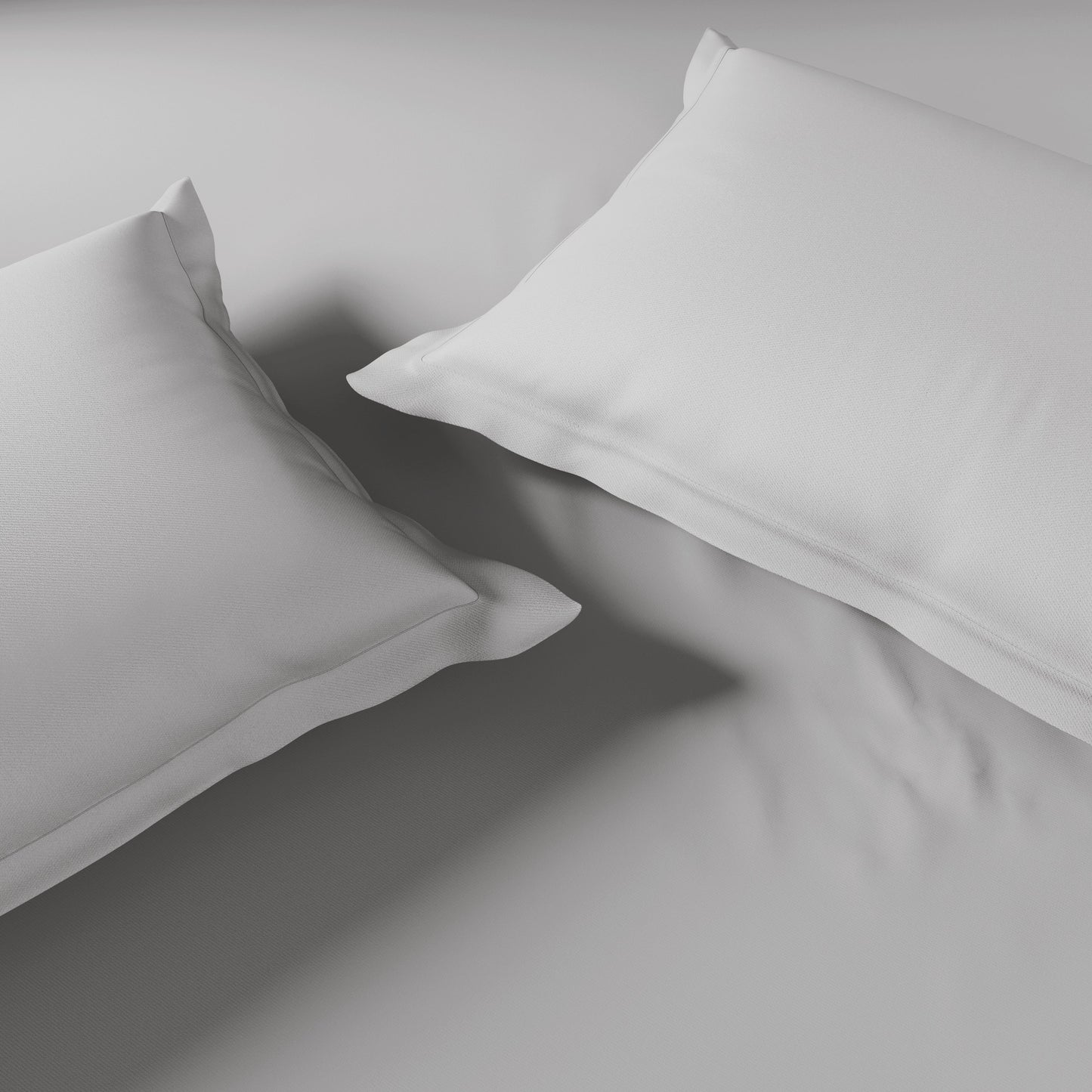 Spaces Essentials 100% Cotton Double Quilt, 170 TC, Solid, Silver Cloud/Tea