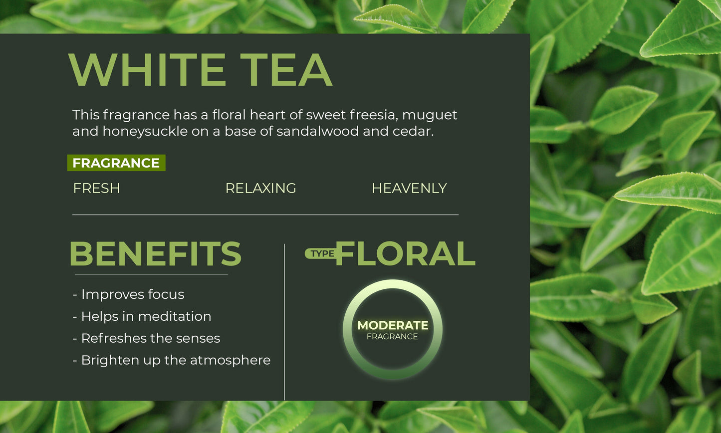 Rosemoore White Tea Scented Tea Light (Pack of 9)