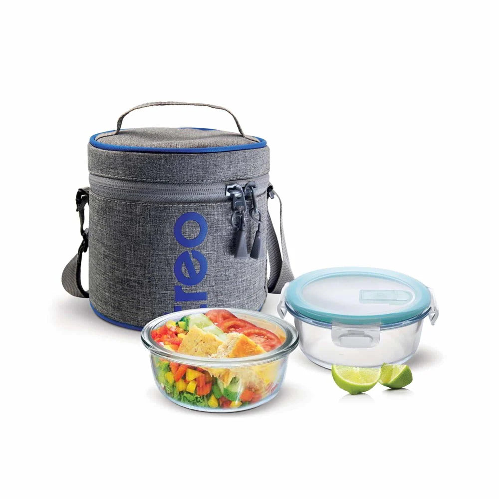 Milton All Fresh Borosilicate Glass Tiffin 2pcs set