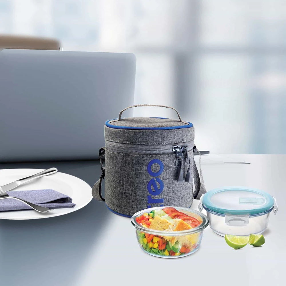 Milton All Fresh Borosilicate Glass Tiffin 2pcs set