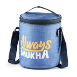 Milton "Always Bhukha" - Glass Tiffin with Printed Jacket 1200ML
