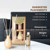 IRIS Amogha Lemon Grass Reed Diffuser Set 100ml