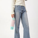 Pexpo Amora Warm & Cold Water Bottle -  Pink-Green - 700 ML