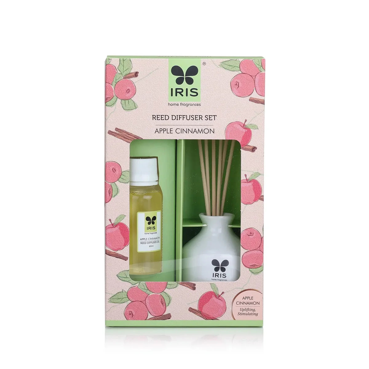 IRIS Apple Cinnamon Reed Diffuser Set 60ml