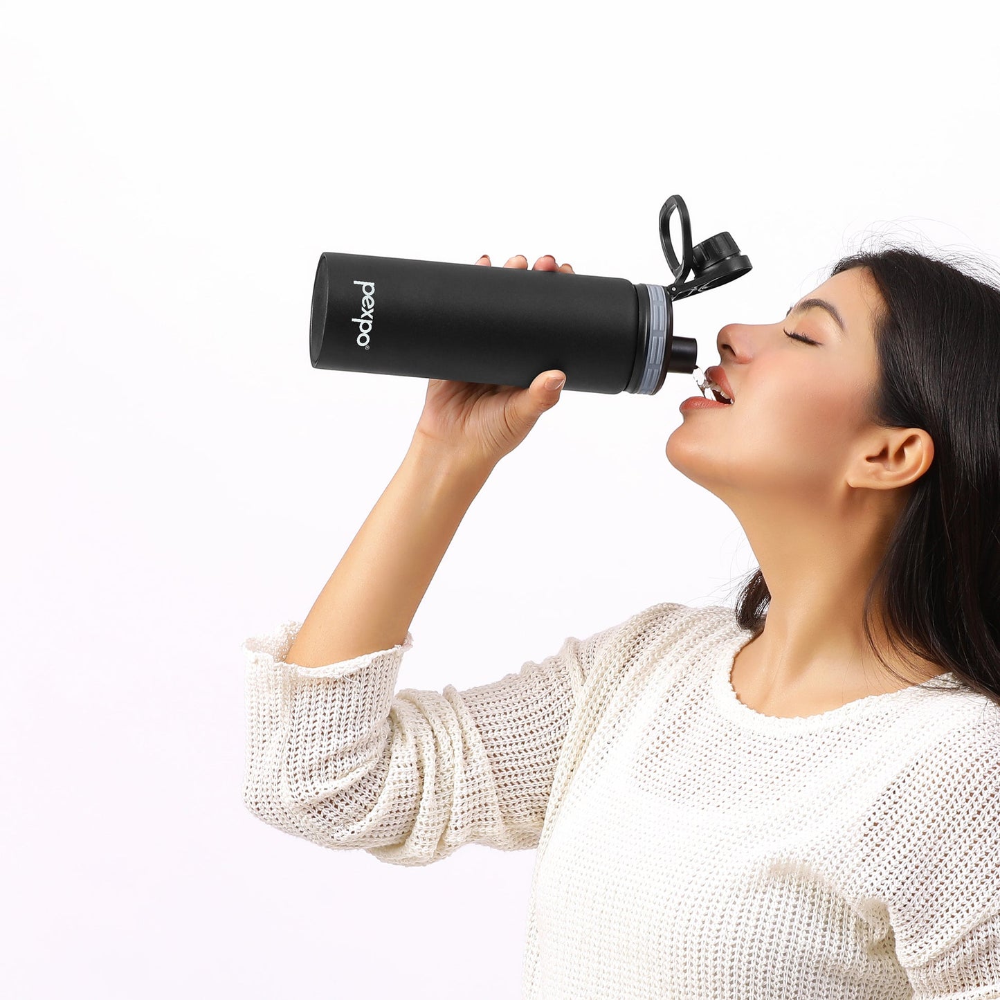 Pexpo Texas Thermo Steel Bottle | Tri-Ply Vacuum Insulated Hot & Cold Flask | For School - 500ml