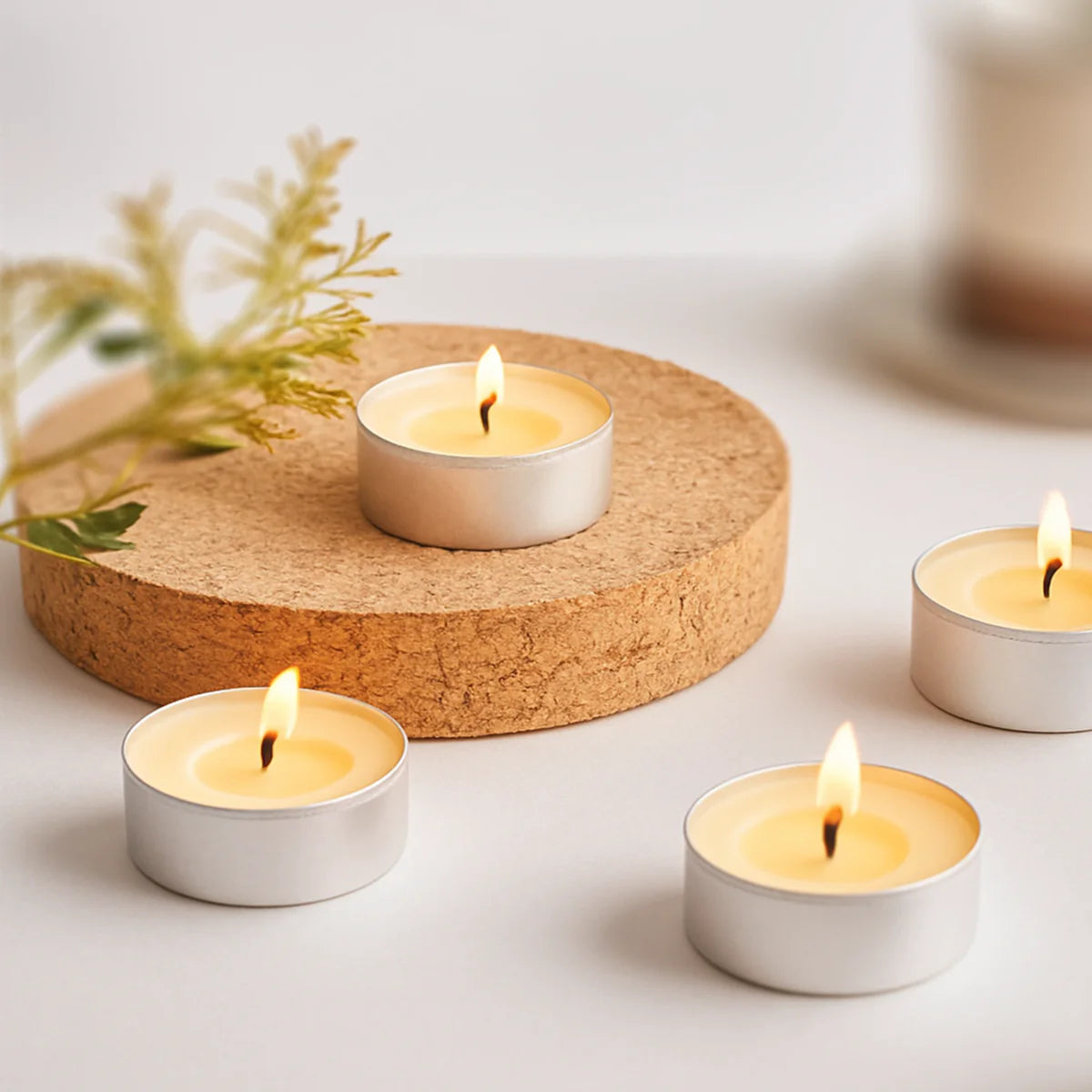 IRIS Celeste White Musk Scented Tealight Candles 12GM