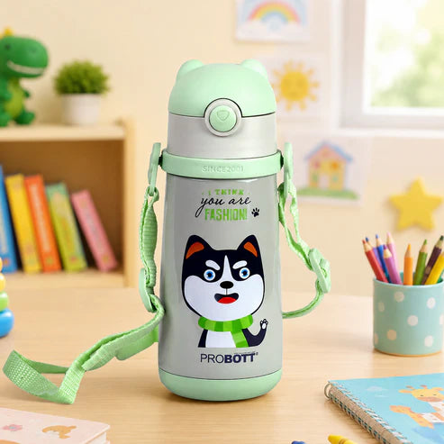 Probott School Champ Stainless Steel Hot & Cold Water Bottle 370ml