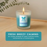 IRIS Marine Escape Frosted Shot glass scented Candle 40gm