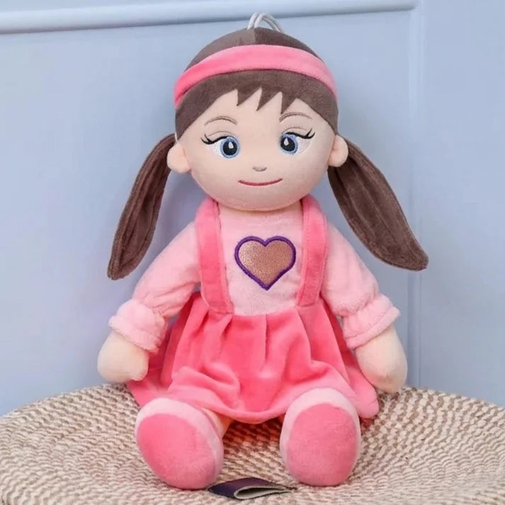 Mirada Heart Pink Rag Doll Toy – 38cm