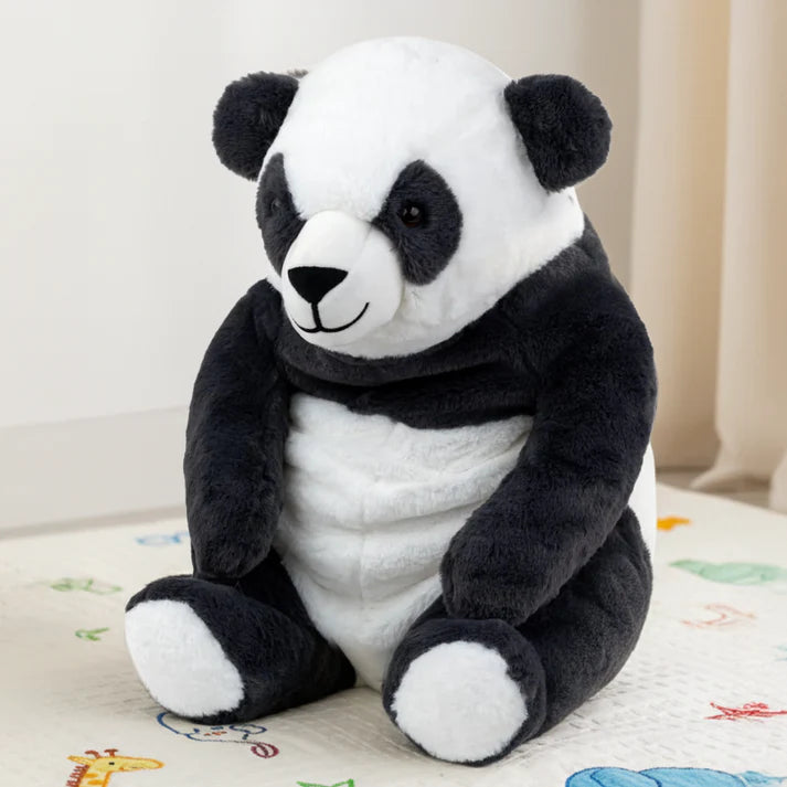 Mirada Big Black Panda Plush Toy – 45cm