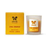IRIS Zing Orange Frosted Shot glass scented Candle 40gm