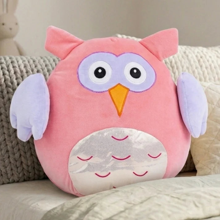 Mirada Glitter Owl Face Toy – 30cm