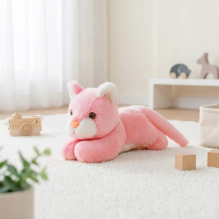 Mirada Floppy Cat Toy - Peach – 21cm