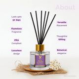 IRIS Royal Lavender Aroma Reed Diffuser Set 100ml