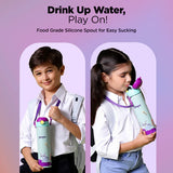 Pexpo Pixy Art Stainless Steel Bottle | Tri-Ply Vacuum Insulated Hot & Cold Flask | For Kids