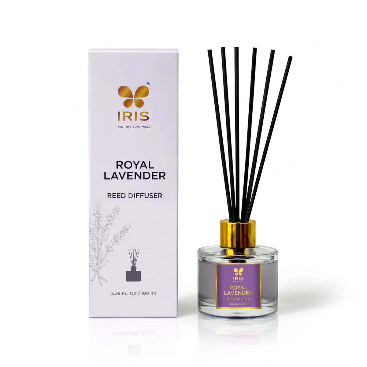 IRIS Royal Lavender Aroma Reed Diffuser Set 100ml