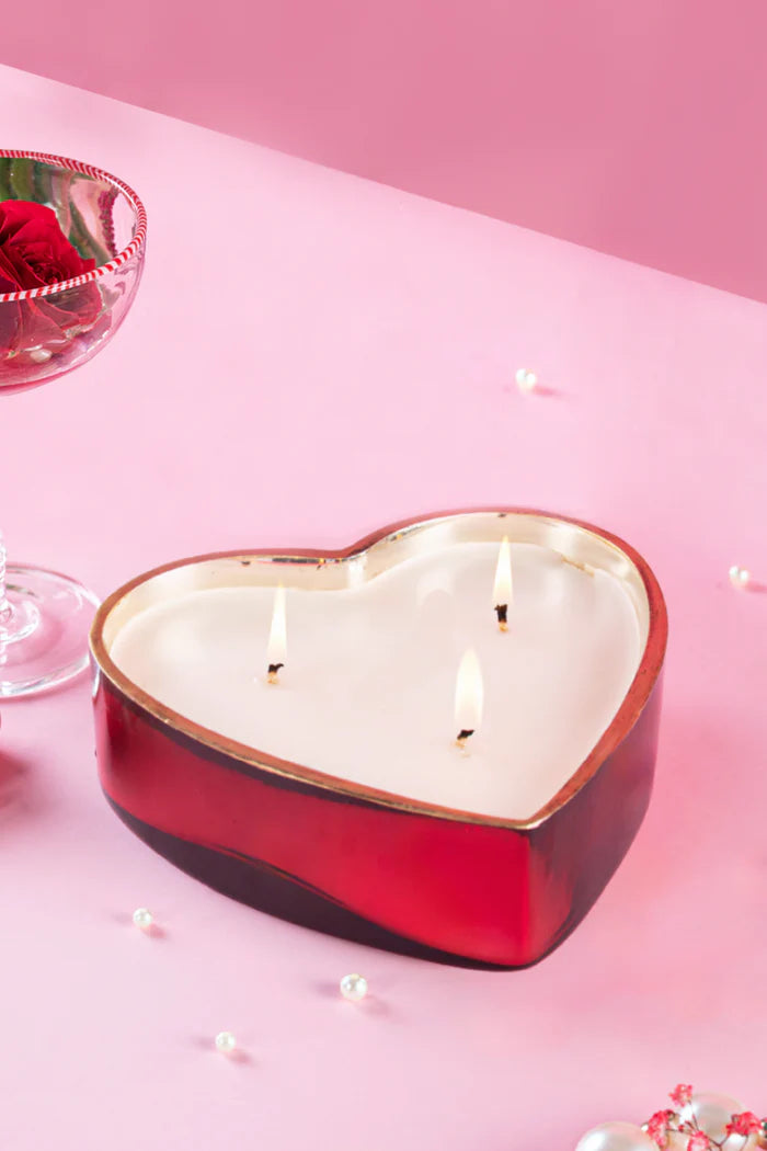 Doft Red Sweetheart -Bowl Candle | Peony