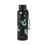 Milton Spaceman 3D UV Printed Aura Thermosteel Bottle Black 725ML