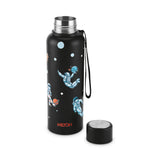 Milton Spaceman 3D UV Printed Aura Thermosteel Bottle Black 725ML