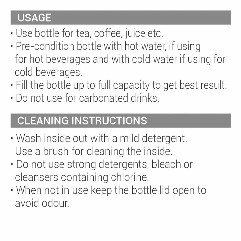 Milton Aura Thermosteel Bottle 1000ML