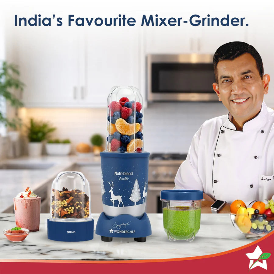 Wonderchef Nutri-blend Serene Mixer Grinder Blender Smoothie Maker