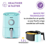 Borosil Smart Electric Air Fryer Healthy Oil-Free Cooking 800W