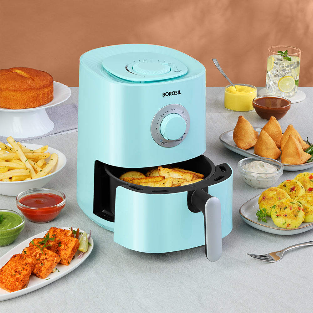 Borosil Smart Electric Air Fryer Healthy Oil-Free Cooking 800W