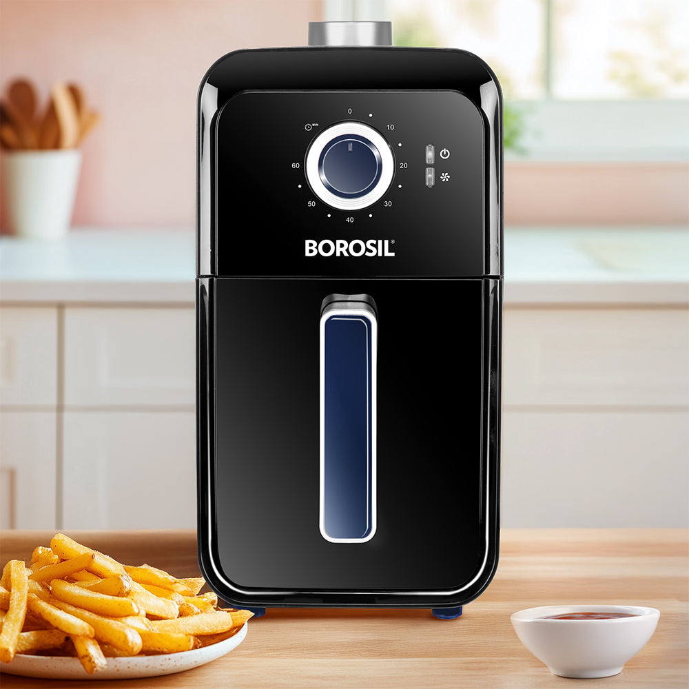 Borosil Smart Electric Air Fryer for Healthy Cooking 1350W