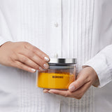 Borosil Classic Jar with Wooden Tray Set of 3, 300ml