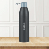 Borosil Personalised Duomate Stainless Steel Double Wall Bottle, Blue