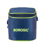 Borosil Blue Tall Lunch Bag, Square, For Set of 2, (320ml) (Only Bag)
