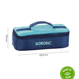 Borosil Alfa Flat Lunch Bag, Square (Only Bag)