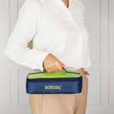 Borosil Alfa Flat Lunch Bag, Square (Only Bag)