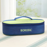 Borosil Alfa Green Flat Lunch Bag, Round (Only Bag)