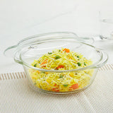 Borosil Round Casserole Set of 3 with Lid