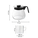 Borosil Prime Tea Set