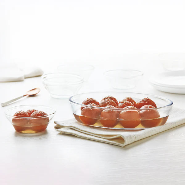 Borosil Dessert Set Set of 7, 700ml + 170ml x 6