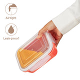 Borosil Colors Kube Pink Rectangle Klip n Store