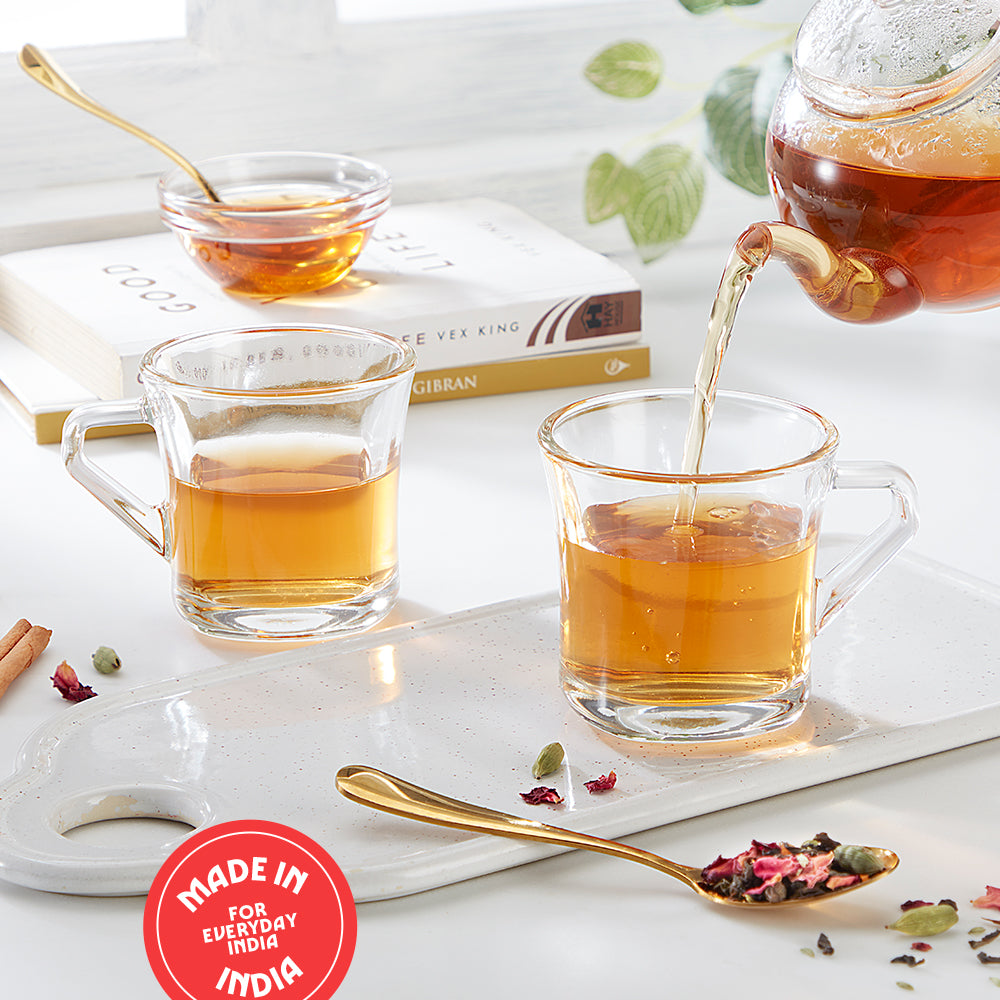 Borosil Cyder Mug Set of 6, 175ml
