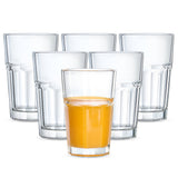 Borosil Crest Glass Tumbler Set of 6, 305ml