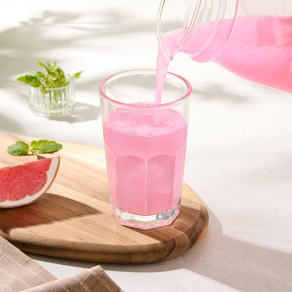 Borosil Crest Glass Tumbler Set of 6, 305ml