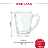 Borosil Serene Mug Set