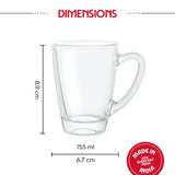 Borosil Serene Mug Set