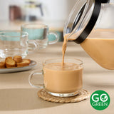 Borosil Chai Time Mug Set  of 2, 210ml