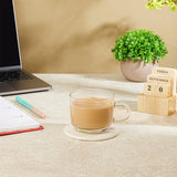 Borosil Chai Time Mug Set  of 2, 210ml